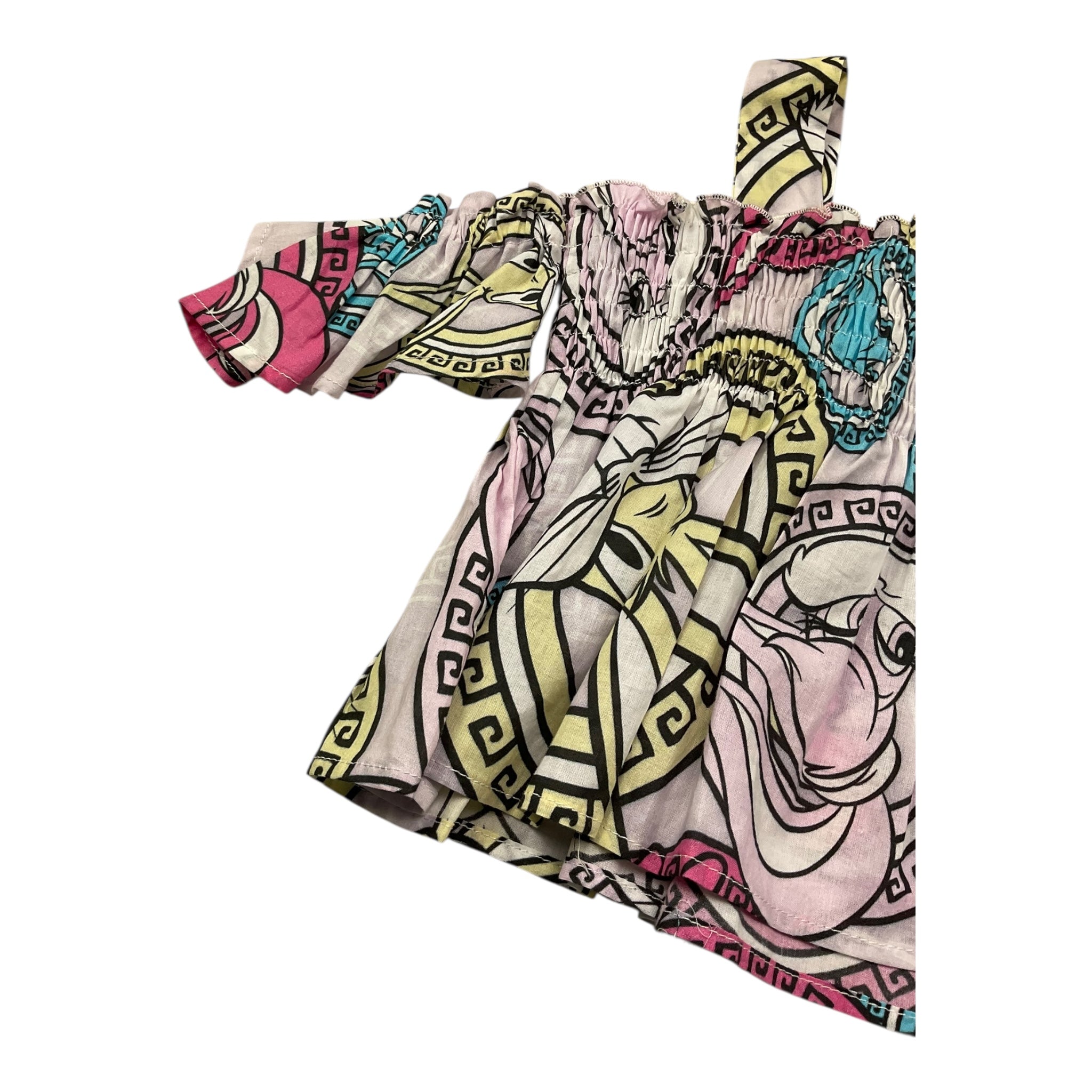 Monnalisa Top Mezza Manica Stampa Fantasia per Neonata 119301 MULTICOLOR MONNALISA 