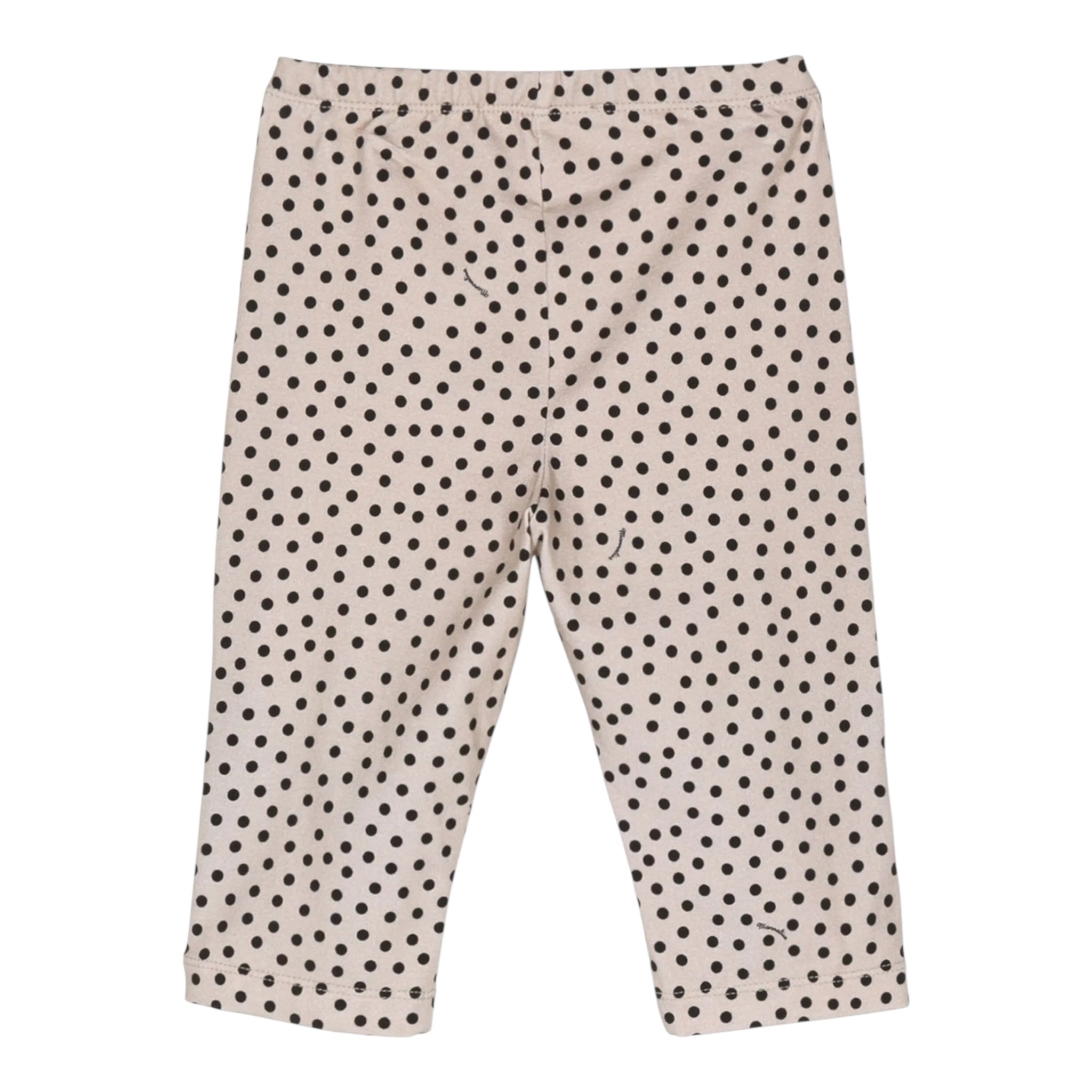 Monnalisa Leggins Tinta Unita Fantasia Pois per Bambina 11A410 BEIGE MONNALISA 