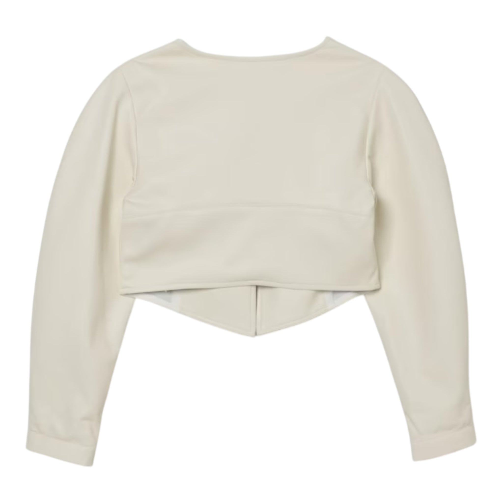 Monnalisa Giubbino Tinta Unita In Ecopelle per Bambina 17E100X BEIGE MONNALISA 