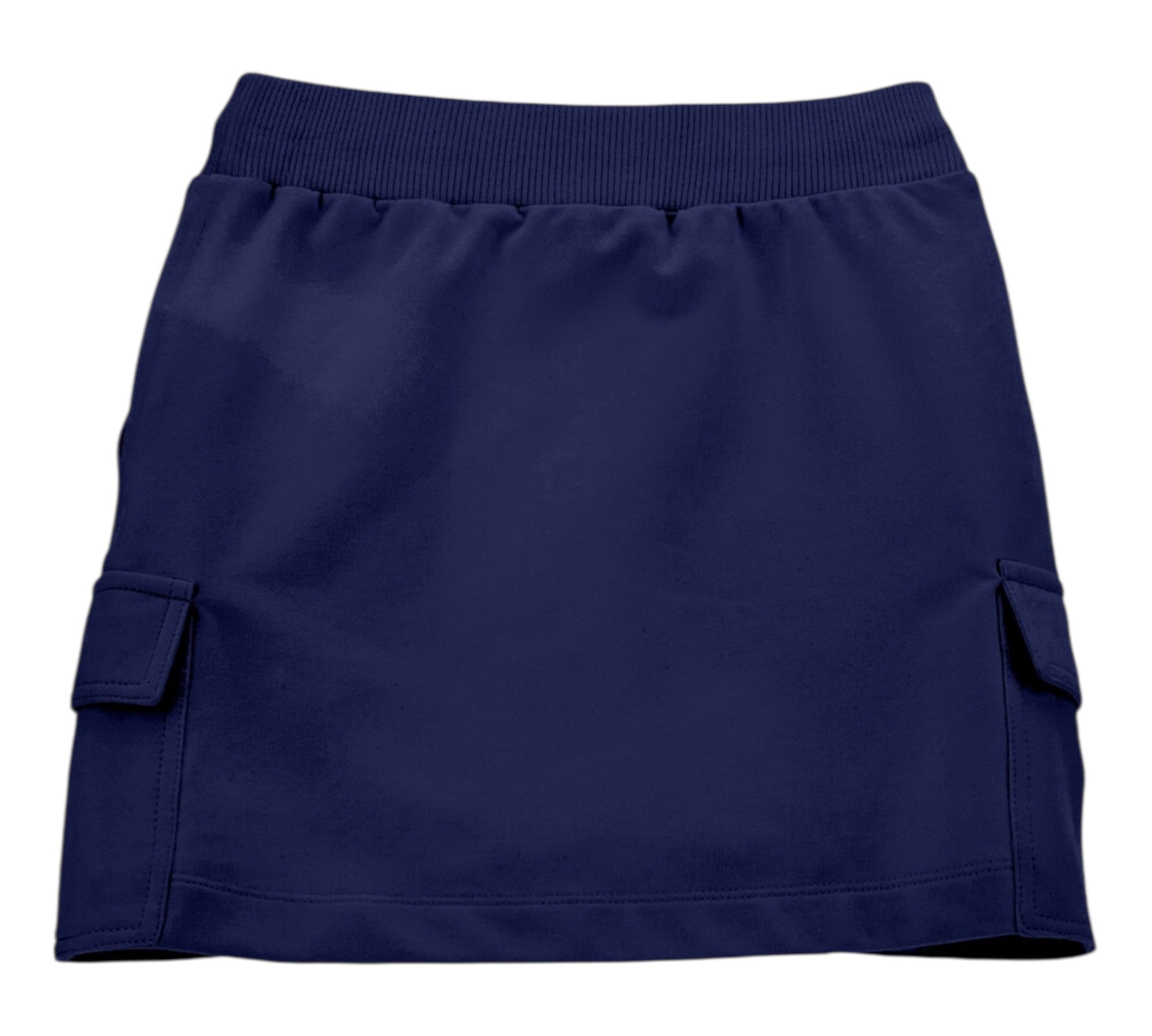 Monnalisa Gonna Tinta Unita con Elastico In Vita per Bambina 17E700 BLU MONNALISA 