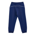 Monnalisa Pantalone Tinta Unita con Stampa Cuore per Bambina 19E405 BLU MONNALISA 