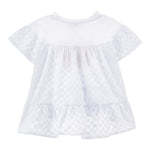 Monnalisa Maxi T-Shirt Girocolo Tinta Unita con Stampa per Neonata 19E625N BIANCO MONNALISA 