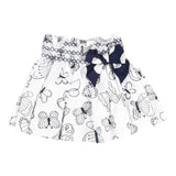Monnalisa Gonna Tinta Unita con Stampe Farfalla per Neonata 311761 BIANCO MONNALISA 