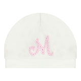 Monnalisa Set Tutina-Cappello Tinta Unita con Stampa per Neonata 35D502 PANNA MONNALISA 