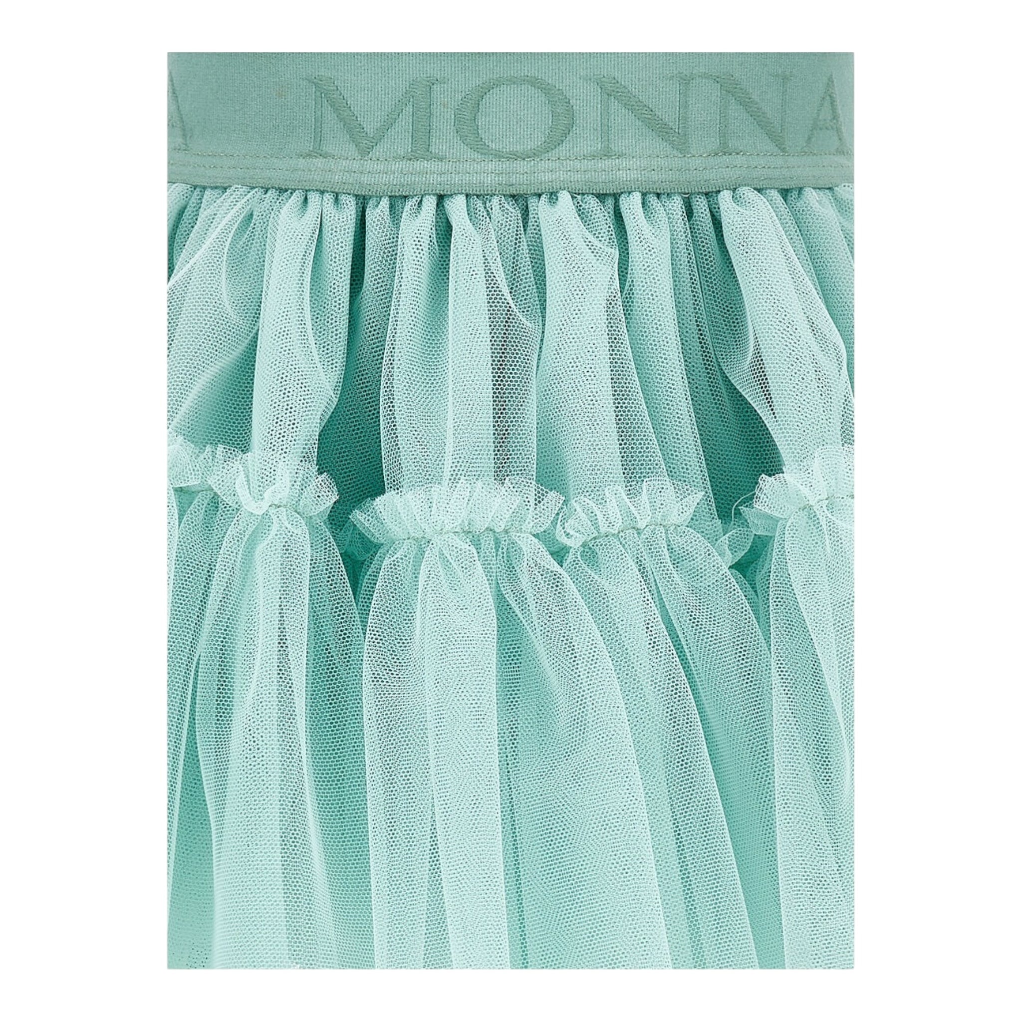 Monnalisa Gonna Tinta Unita In Tulle per Neonata 37EGONX VERDE MONNALISA 