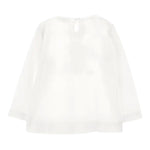 Monnalisa Shirt Girocollo tinta unita con Stampa Bianco per Neonata 39B609 BIANCO MONNALISA 