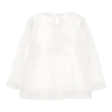 Monnalisa Shirt Girocollo tinta unita con Stampa Bianco per Neonata 39B609 BIANCO MONNALISA 