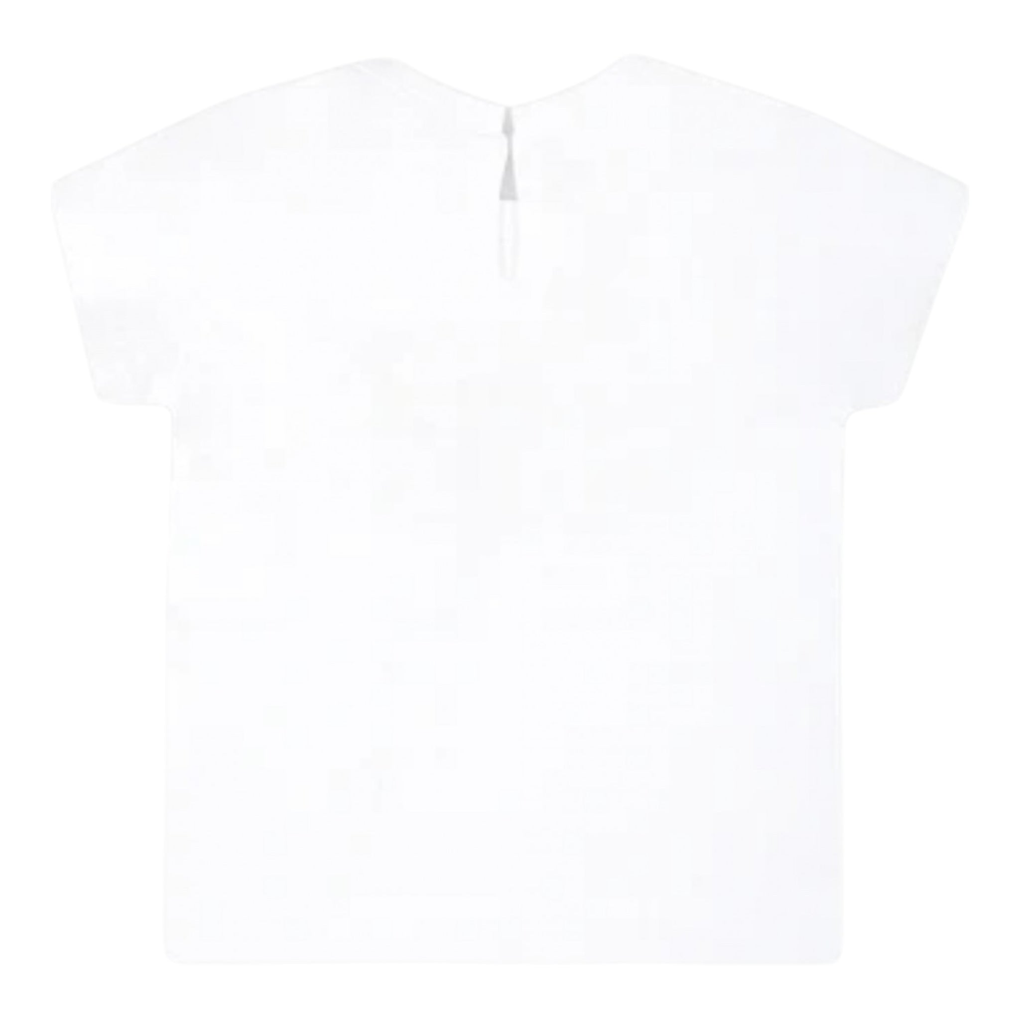 Monnalisa T-Shirt Tinta Unita Girocollo con Stampa Rapunzel per Bambina 39C615 BIANCO MONNALISA 
