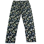Monnalisa Leggins Tinta Unita Fantasia Floreale per Bambina 413410 NERO MONNALISA 