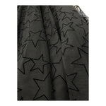 Monnalisa Abito Tinta Unita con Stampa Stelle per Bambina 419201 NERO MONNALISA 
