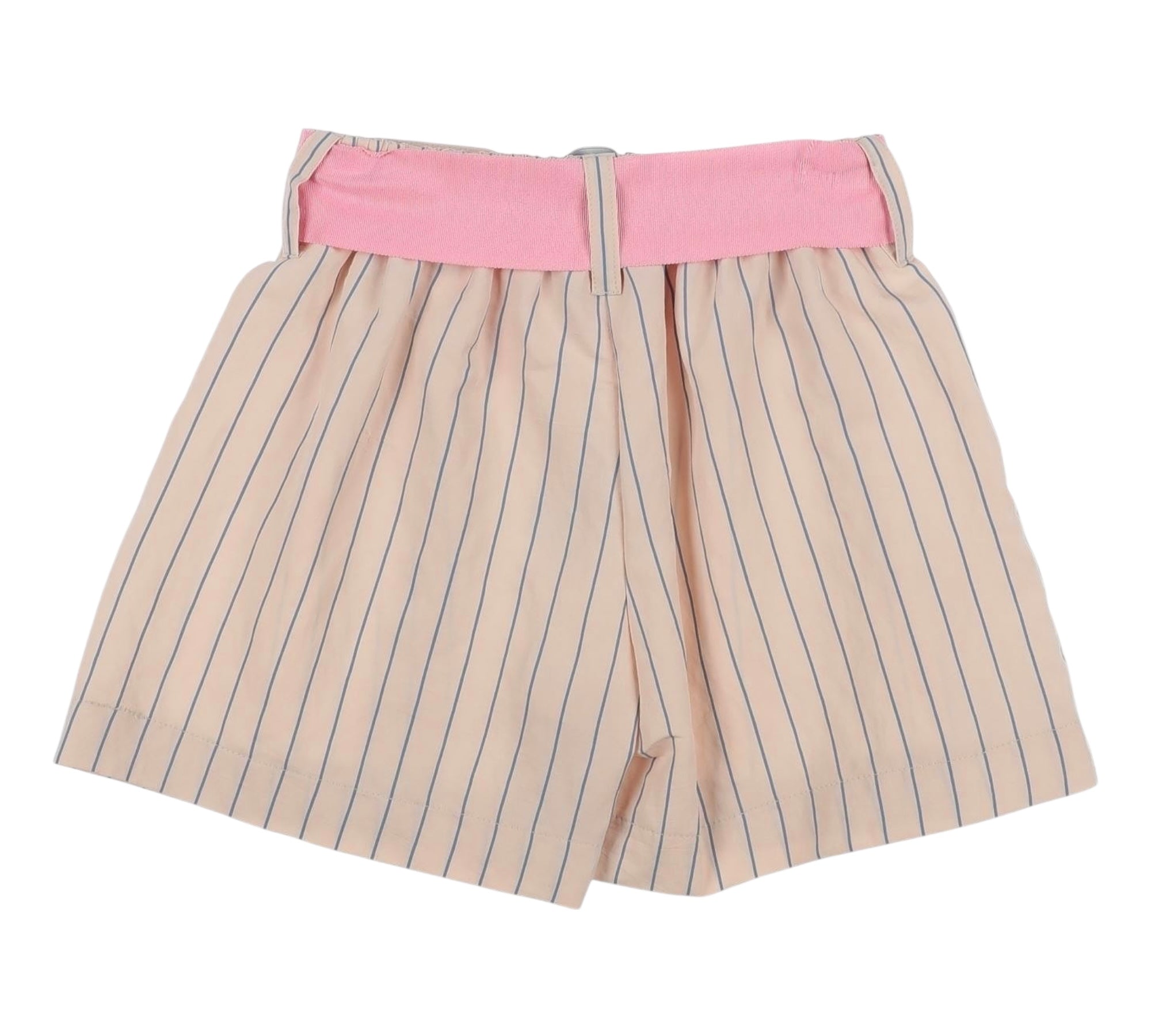 Monnalisa Short Tinta Unita con Cinturino per Bambina 419408 ROSA MONNALISA 