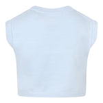 Billieblush Maglia Giromanica Tinta Unita con Paillettes per Bambina U20932 AZZURRO BillIEBLUSH 