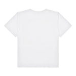 Moschino T-Shirt Tinta Unita con Stampa per Bambina HAM06R BIANCO MOSCHINO 
