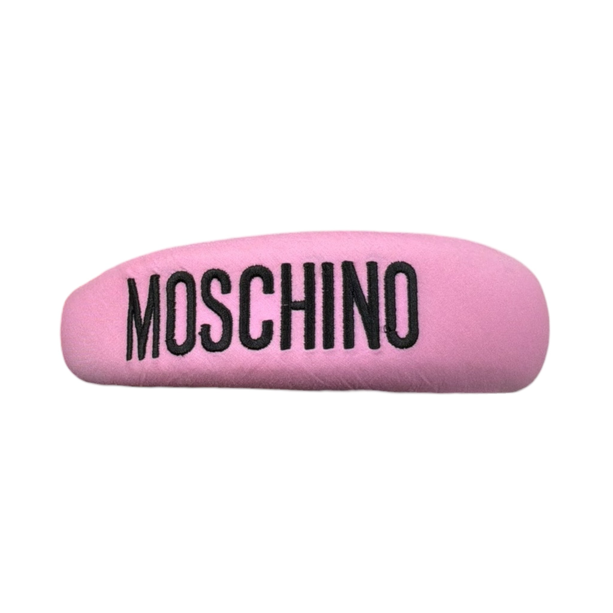 Moschino Cerchietto Tinta Unita con Stampa per Bambina HAX01N ROSA MOSCHINO 