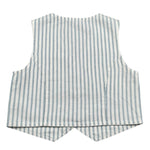 Moschino Gilet Tinta Unita Fantasia A Righe per Bambino HDN001 BIANCO MOSCHINO 