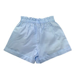 Moschino Short Tinta Unita con Elastico In Vita per Bambina HDQ01Y AZZURRO MOSCHINO 