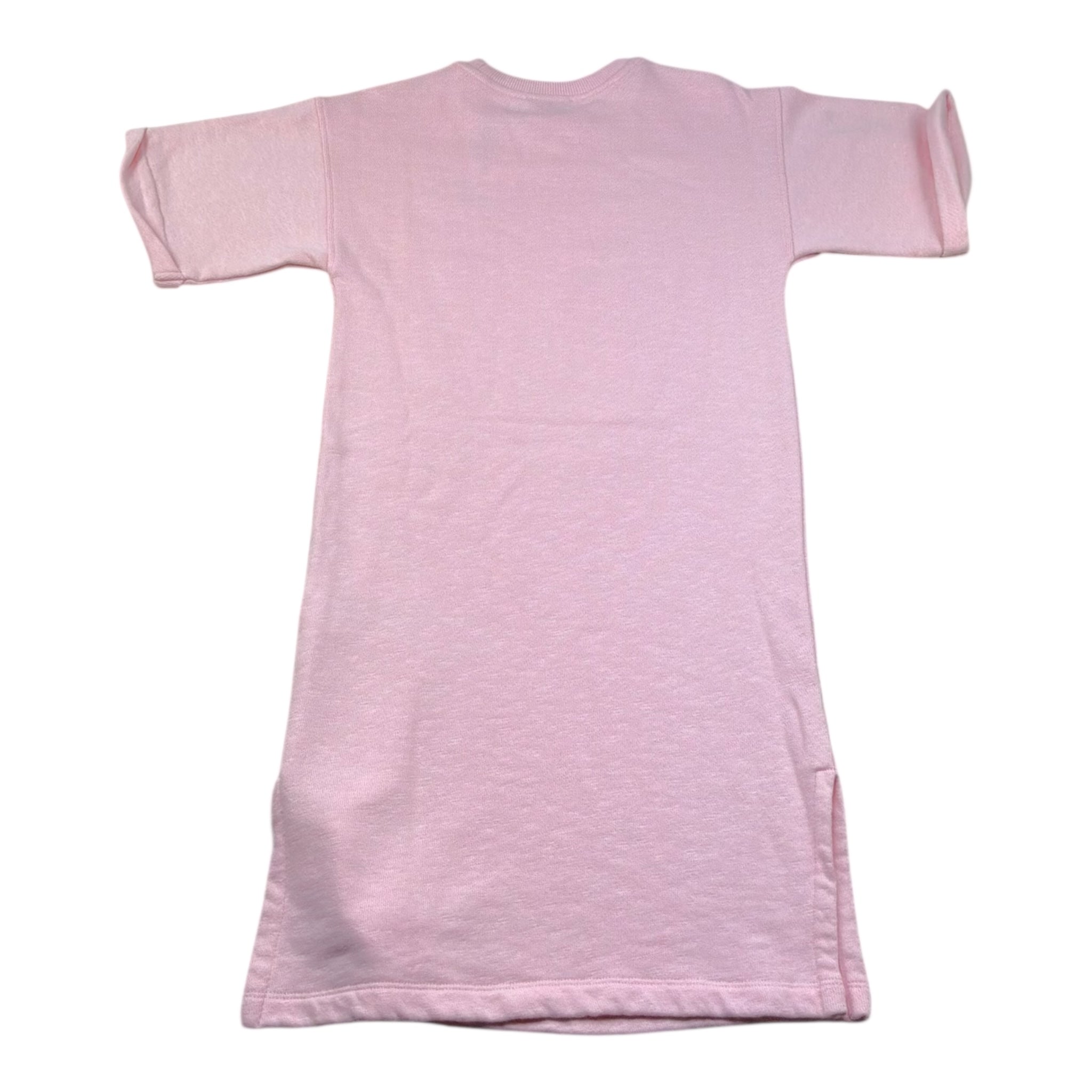 Moschino Abito Felpa Tinta Unita Girocollo con Stampa per Bambina HDV0HU ROSA MOSCHINO 