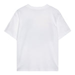 Moschino T-Shirt Girocollo Tinta Unita con Stampa per Bambino HOM050 BIANCO MOSCHINO 