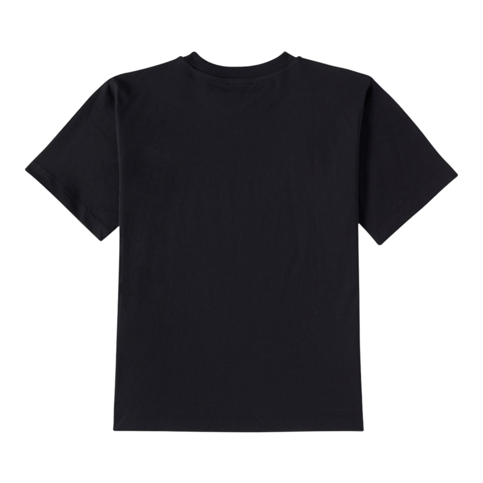Moschino T-Shirt Girocollo Tinta Unita con Stampa per Bambino HRM050X NERO MOSCHINO 