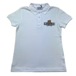 Moschino Polo Mezza Manica Tinta Unita con Stampa per Bambino HSM03Y BIANCO MOSCHINO 