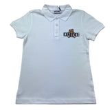 Moschino Polo Mezza Manica Tinta Unita con Stampa per Bambino HSM03Y BIANCO MOSCHINO 