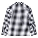 Moschino Camicia Manica Lunga Fantasia Qaudri per Bambino HUC01J BIANCO/NERO MOSCHINO 