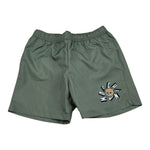 Moschino Costume Modello Boxer Tinta Unita con Stampa per Bambino HUL01L VERDE MOSCHINO 