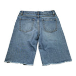 Moschino Bermuda In Denim Tinta Unita con Girovita Regolabile per Bambino HUQ02J BLU MOSCHINO 