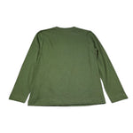 Moschino Shirt Girocollo Tinta Unita con Stampa per Bambino HWO00J VERDE MOSCHINO 
