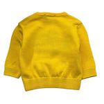 Moschino Maglia Girocollo Tinta Unita con Stampa per Neonato M8WOOJ GIALLO MOSCHINO 