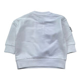 Moschino Felpa Girocollo Tinta Unita con Applicazioni per Neonato M9F03Q BIANCO MOSCHINO 