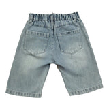 Moschino Jeans Tinta Unita con Elastico In Vita per Neonata MDP03I AZZURRO MOSCHINO 