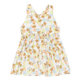 Moschino Abito Tinta Unita con Stampa per Bambina MDV0C1 BIANCO MOSCHINO 
