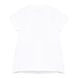 Moschino Abito Girocollo Tinta Unita con Stampa per Neonata MDV0C9 BIANCO MOSCHINO 