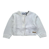 Moschino Cardigan Tinta Unita per Neonata MDW016 PANNA MOSCHINO 