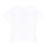 Moschino T-Shirt Girocollo Tinta Unita con Orso per Neonato MNM047XXXN BIANCO MOSCHINO 