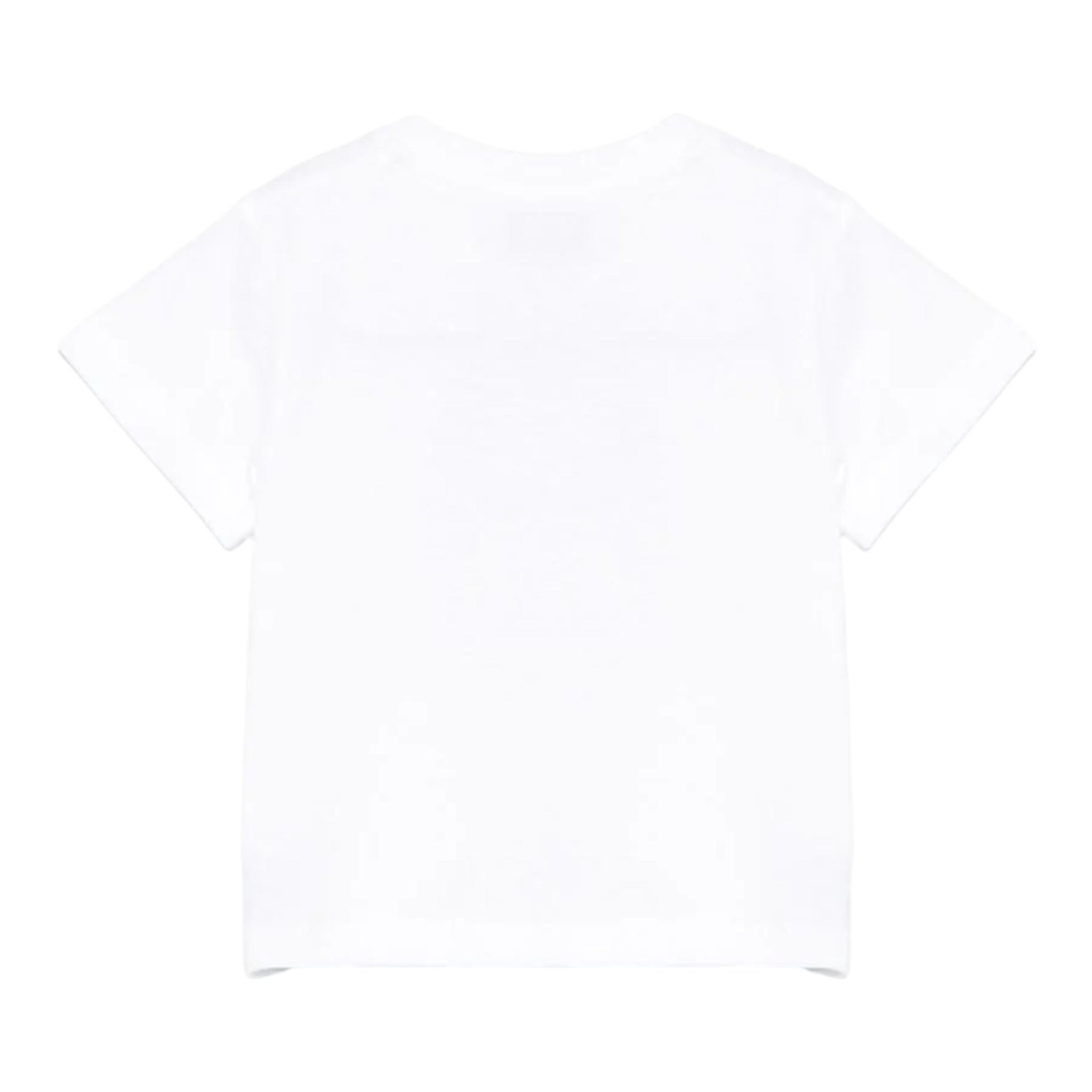 Moschino T-Shirt Girocollo Tinta Unita con Orso per Neonato MNM047XXXN BIANCO MOSCHINO 