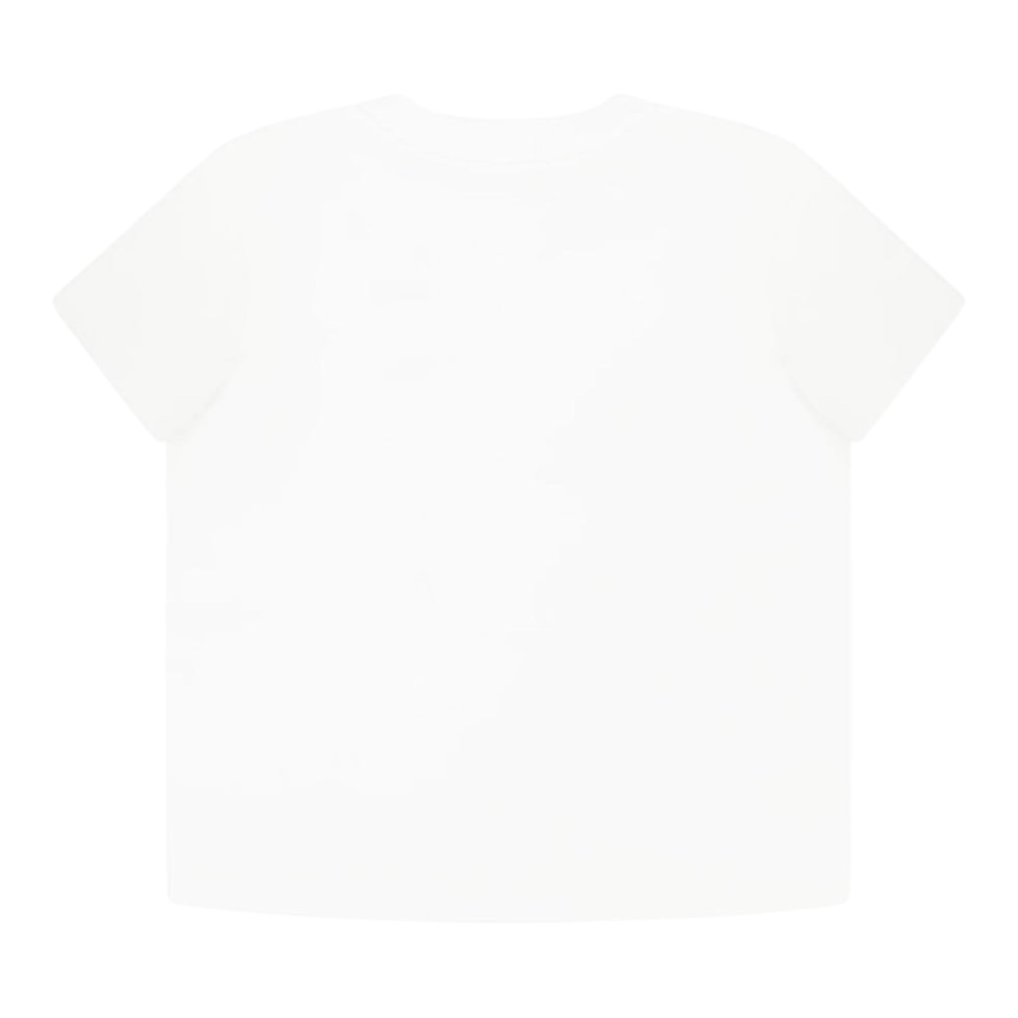 Moschino T-Shirt Girocollo Tinta Unita con Stampe In Contrasto per Bambino MUM04FXJ BIANCO MOSCHINO 