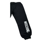 Moschino Pantalone Tintaunita con Logo per Bambino MUP05GJ NERO MOSCHINO 