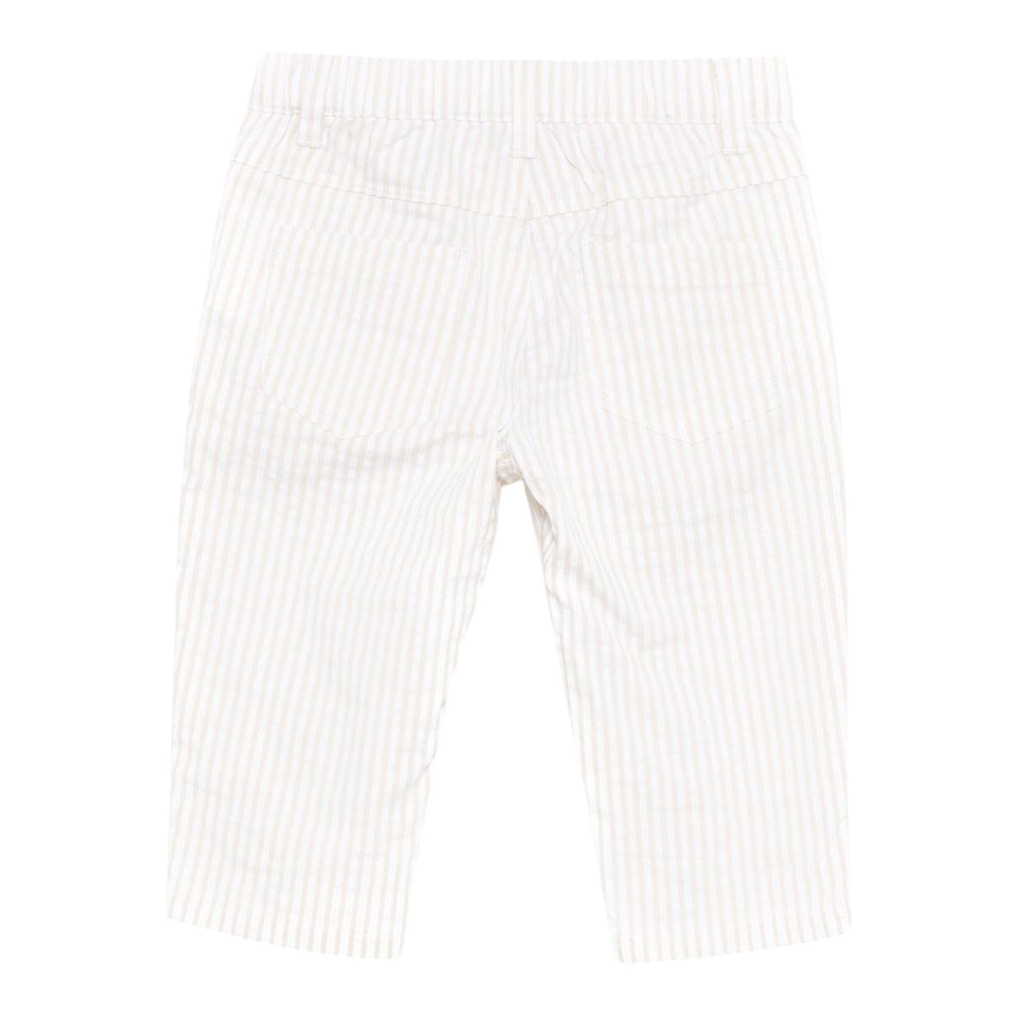 Moschino Pantalone Fantasia A Righe per Neonato MUP05N BIANCO/BEIGE MOSCHINO 