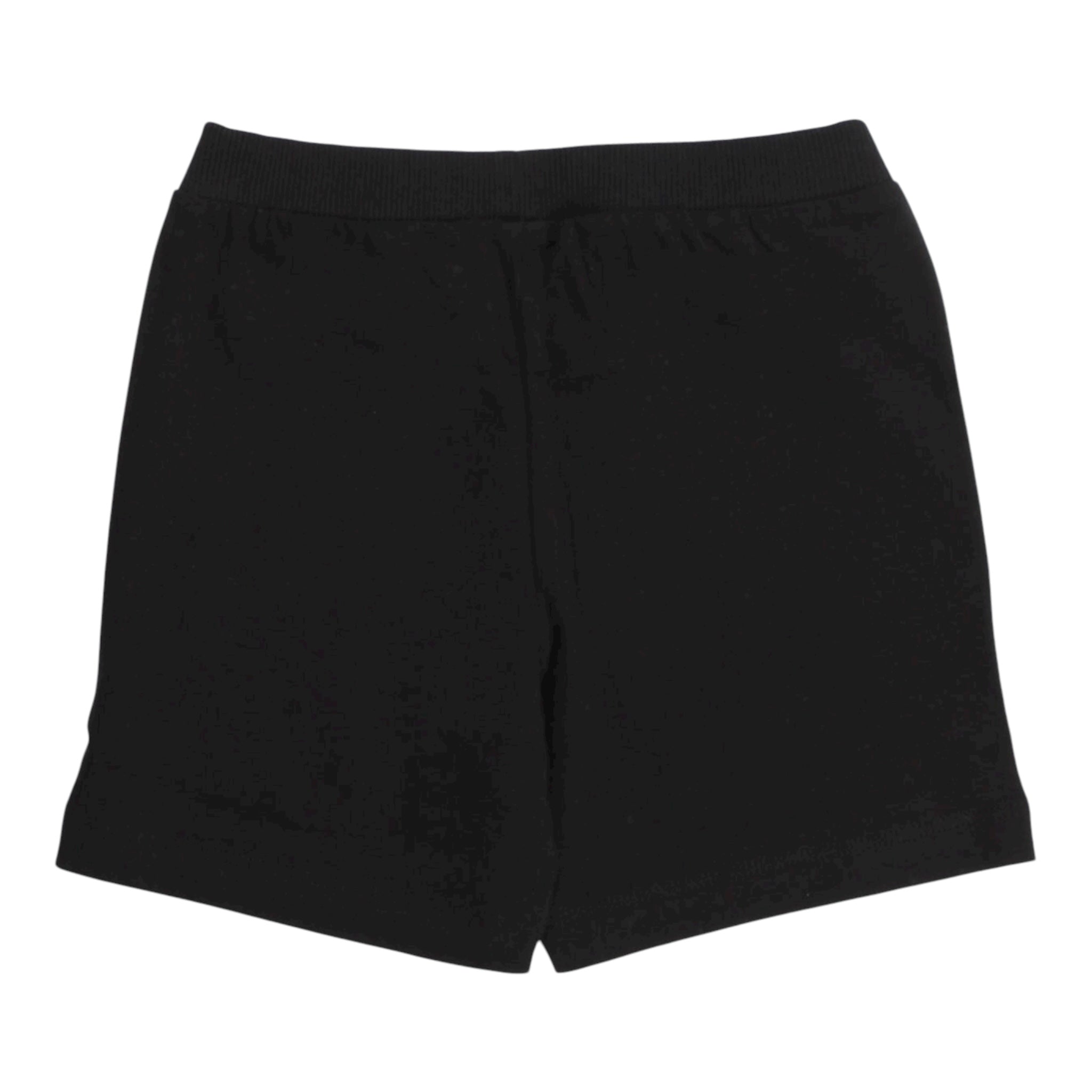 Moschino Bermuda Tinta Unita con Logo per Bambino MUQ01L NERO MOSCHINO 