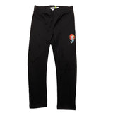 Mousse Leggins Tinta Unita con Stampa per Bambina SKL375B NERO MOUSSE 