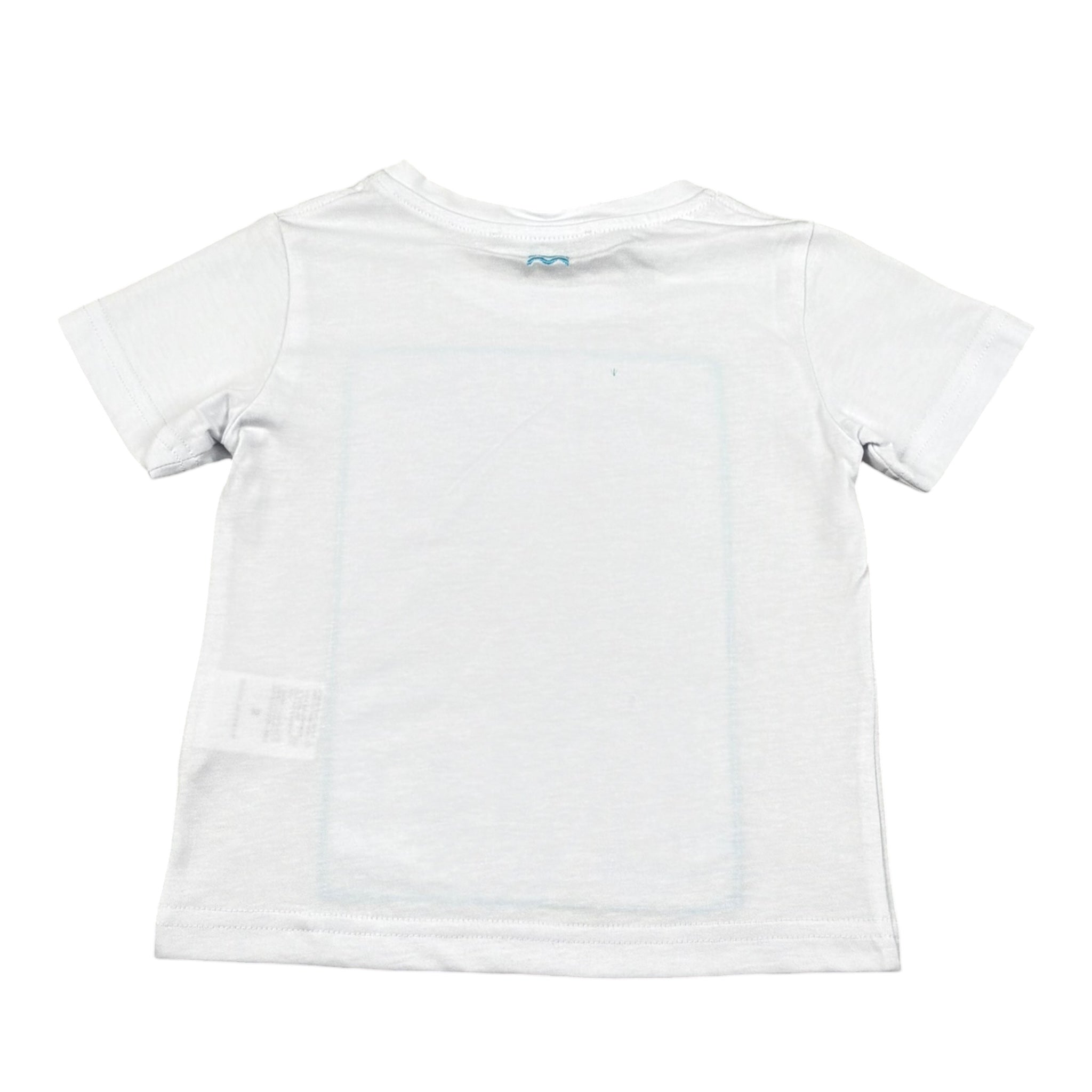 Move T-Shirt Tinta Unita Girocollo con Stampa per Neonato PRINTBIAN BIANCO MOVE 