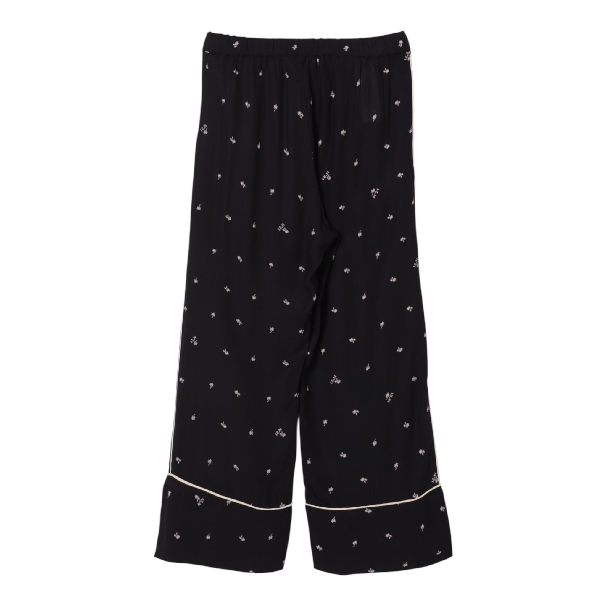 N°21 Pantalone Tinta Unita con Stampa per Bambina N2101L NERO N°21 