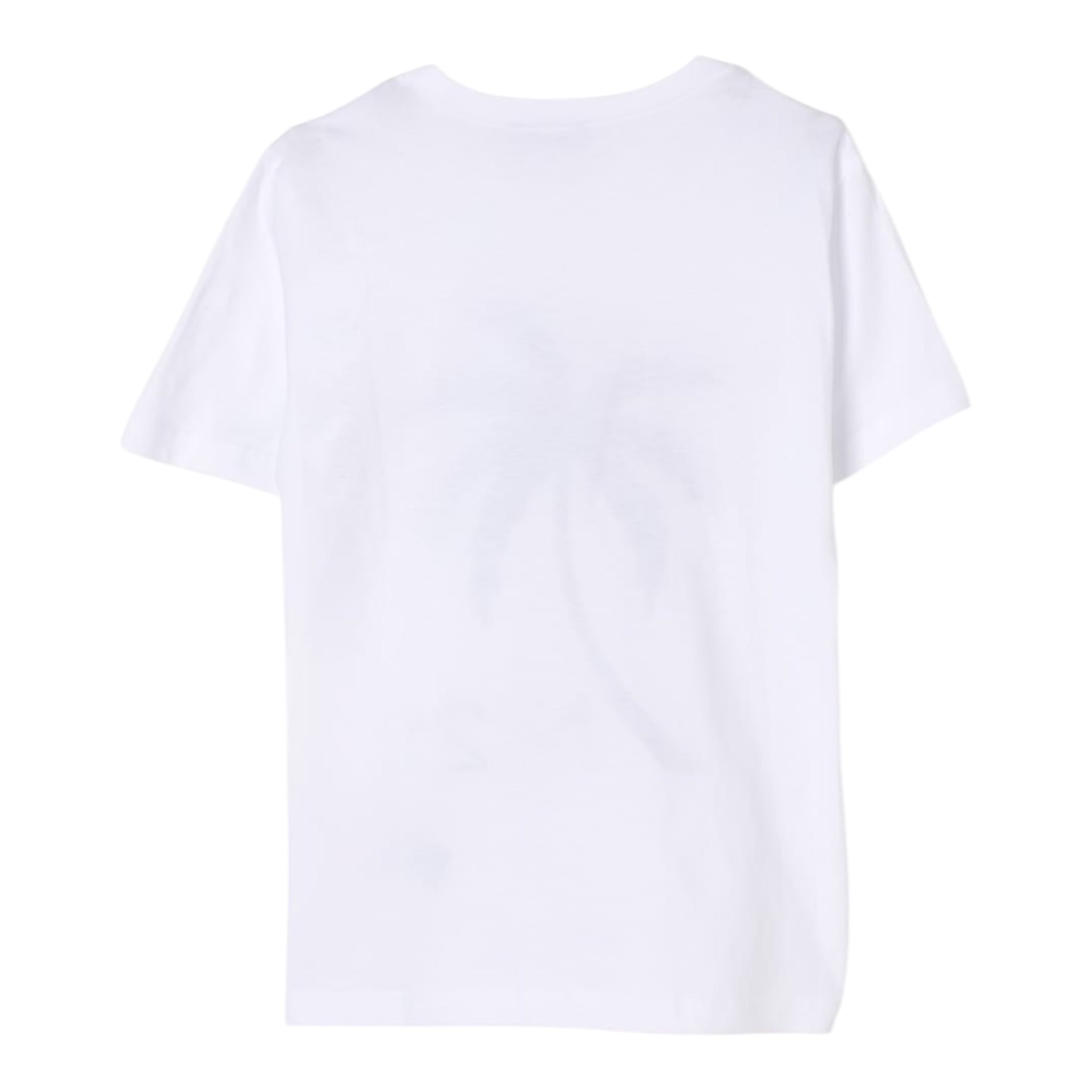 N°21 T-Shirt Tinta Unita Girocollo con Stampa per Bambino N2104G BIANCO N°21 