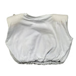 Naice T-Shirt Girocollo Tinta Unita con Applicazioni per Bambina 24156 BIANCO NAICE 