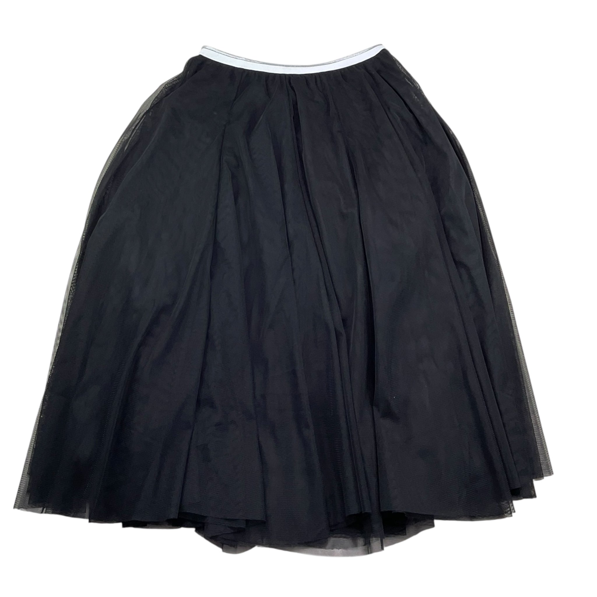 Naida Gonna Tinta Unita In Tulle per Bambina NAGO186 NERO NAIDA 