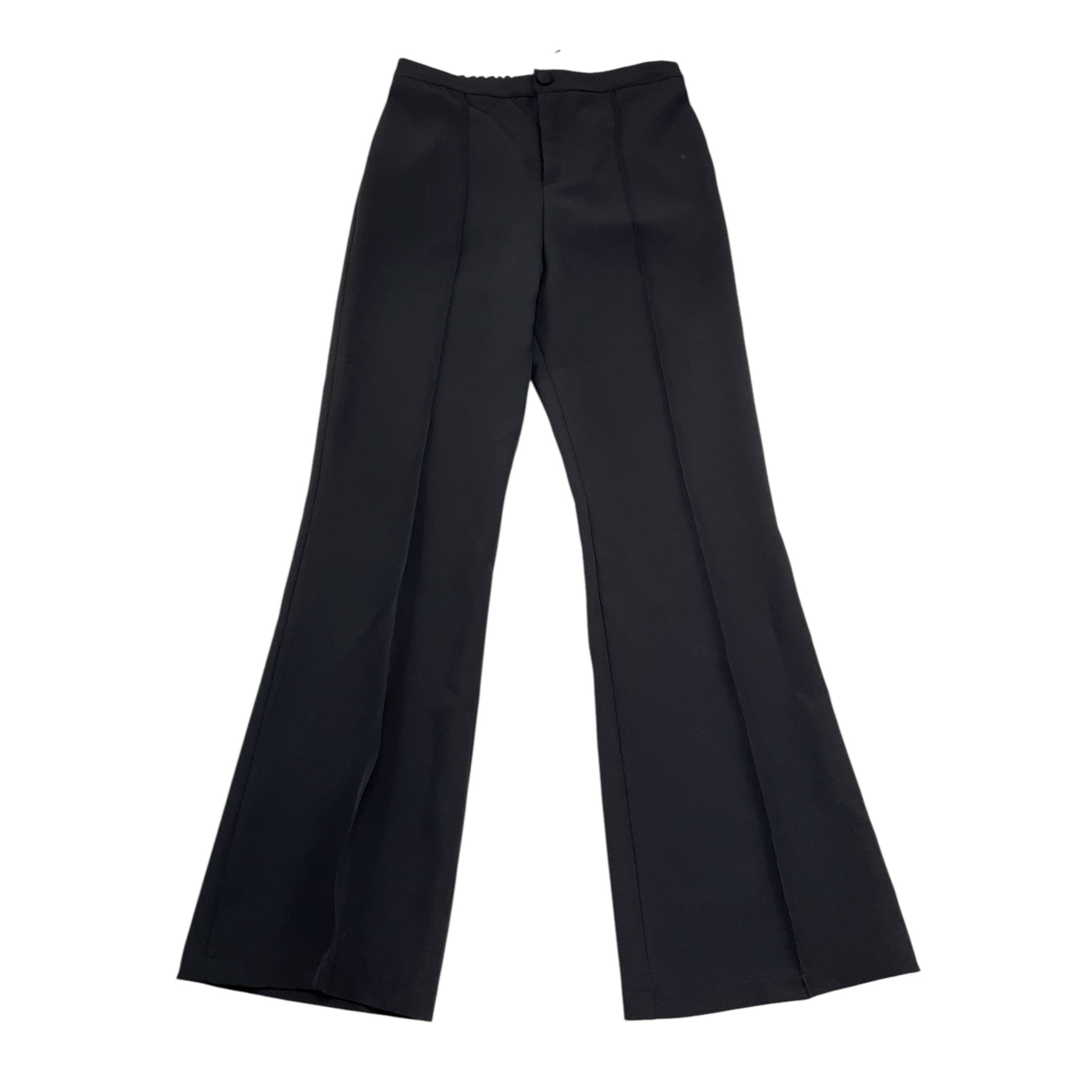 Naida Pantalone Tinta Unita Modello Zampa per Bambina NAPA310 NERO NAIDA 