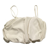 Naida Top Tinta Unita Bretelline per Bambina NAT091 BIANCO NAIDA 
