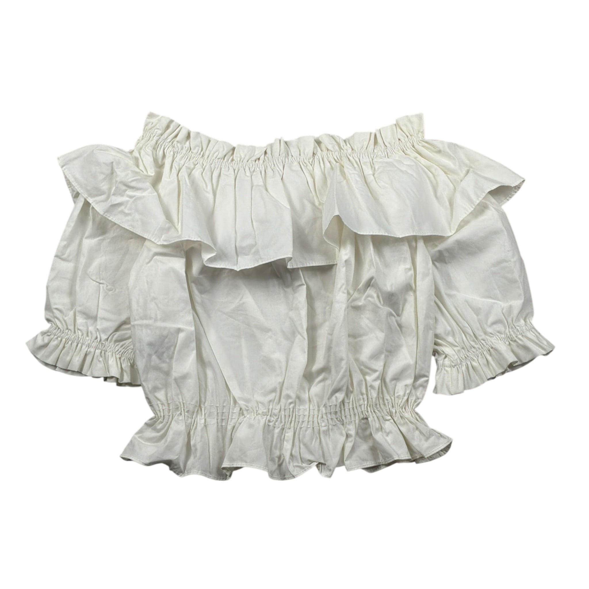 Naida Top Mezza Manica tinta unita Bianco per Bambina TOND BIANCO NAIDA 